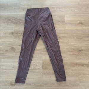 ** Balance Athletica Vitality Mauve Solid High Rise Ascend Leggings Large